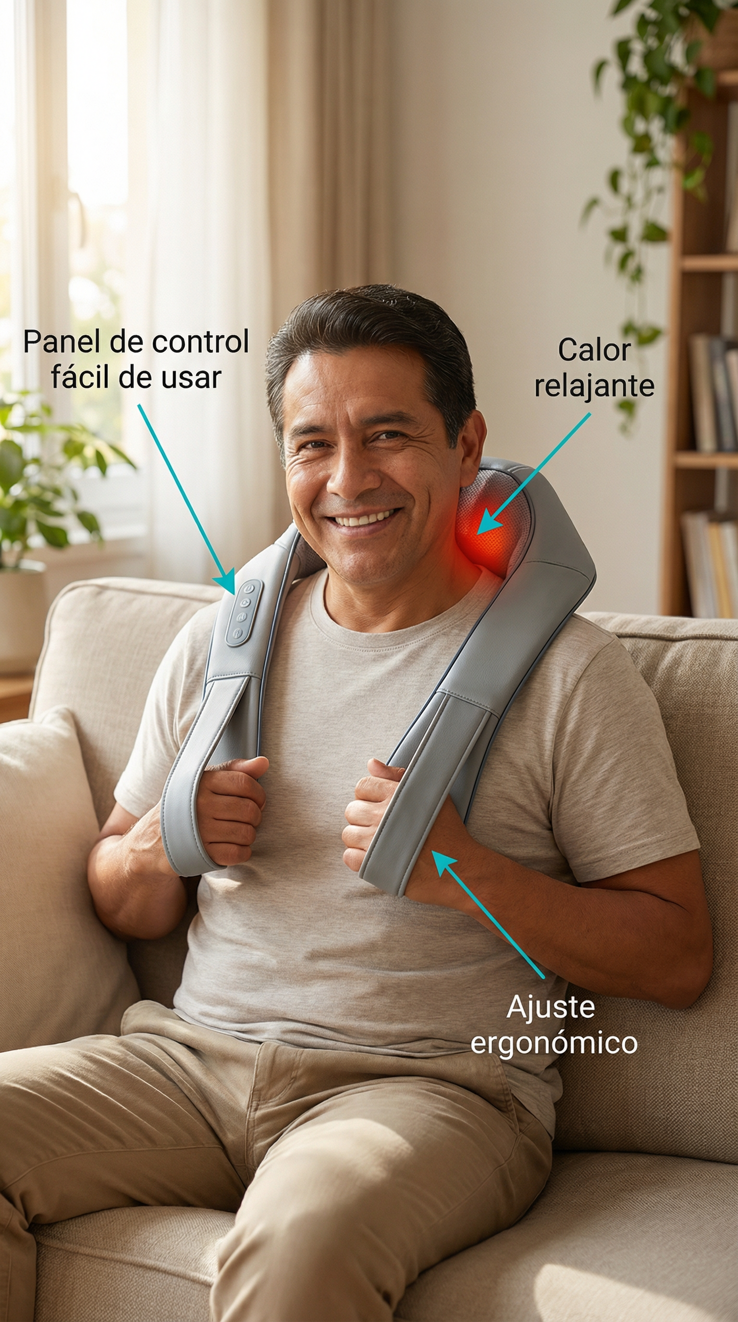 KINEPRO™ | Masajeador Cervical Inteligente 6D + Calor Terapéutico