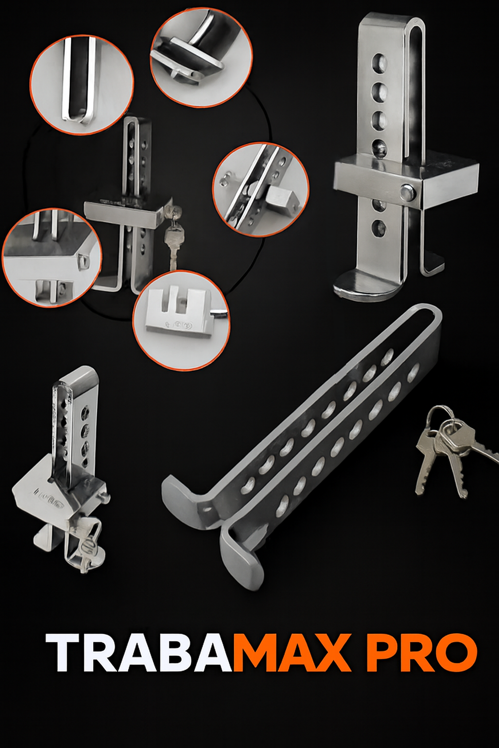 🔒 TRABAMAX PRO™ - TRABA PEDAL CANDADO AUTO ANTIRROBO