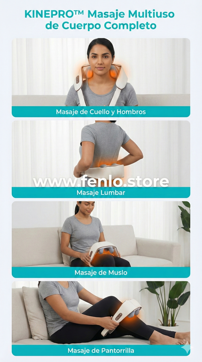 KINEPRO™ | Masajeador Cervical Inteligente 6D + Calor Terapéutico