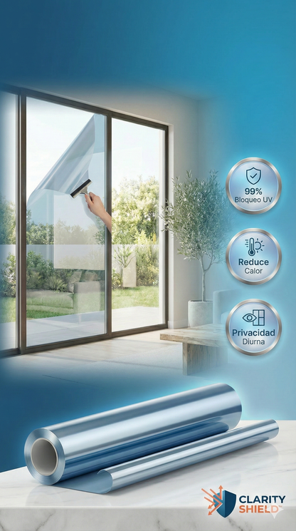 Vinil Adhesivo Anti-UV Clarity Shield™ (60cm x 5m)