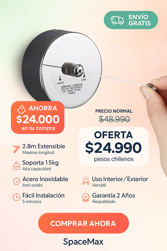 Colgador Retráctil “SpaceMax™”