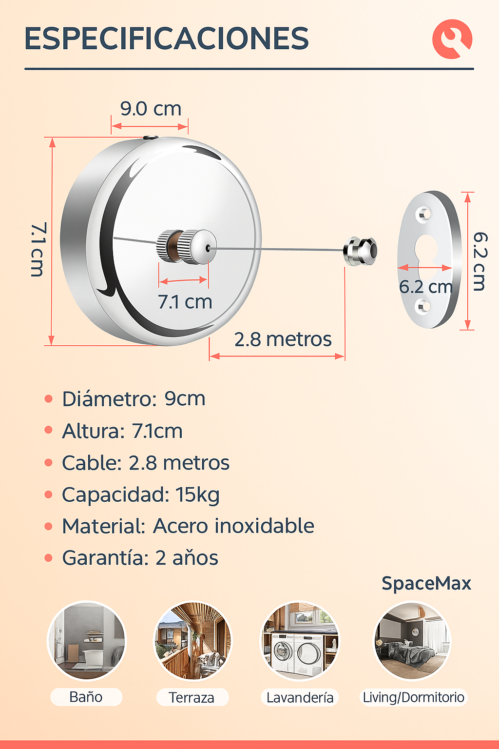 Colgador Retráctil “SpaceMax™”